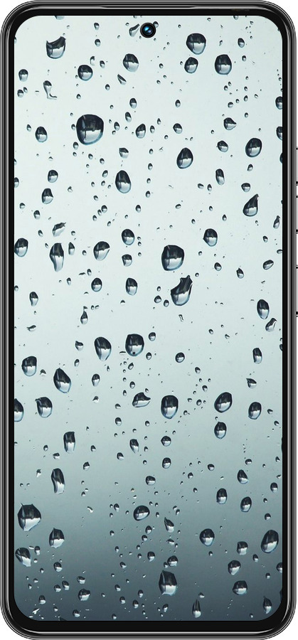 Силиконовый чехол Стекло в каплях для Tecno Spark 30 Pro 4G - 848u-3895 изображение 