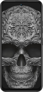 Силиконовый чехол skull-ornament для Tecno Spark 30C - 4101u-3821 изображение 