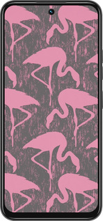 Силиконовый чехол Vintage-Flamingos для Tecno Spark 30C - 4171u-3821 изображение 