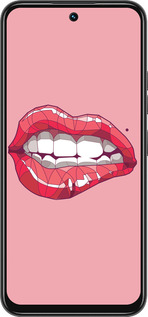 Силиконовый чехол Sexy lips для Tecno Spark 30C - 4174u-3821 изображение 
