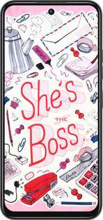 Силиконовый чехол she's the  boss для Tecno Spark 30C - 4254u-3821 изображение 