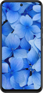 Силиконовый чехол Синие цветы для Tecno Spark 30C - 526u-3821 изображение 