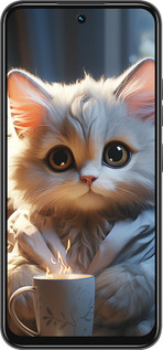 Силиконовый чехол White cat для Tecno Spark 30C - 5646u-3821 изображение 