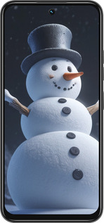 Силиконовый чехол Снеговик для Tecno Spark 30C - 5826u-3821 изображение 