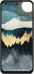 Силиконовый чехол Ночной пейзаж с лесом и горами для Tecno Spark 30C - 6493u-3821 изображение 