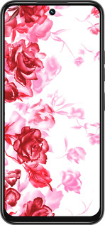 Силіконовий чехол Намальовані троянди для Tecno Spark 30C - 724u-3821 изображение 