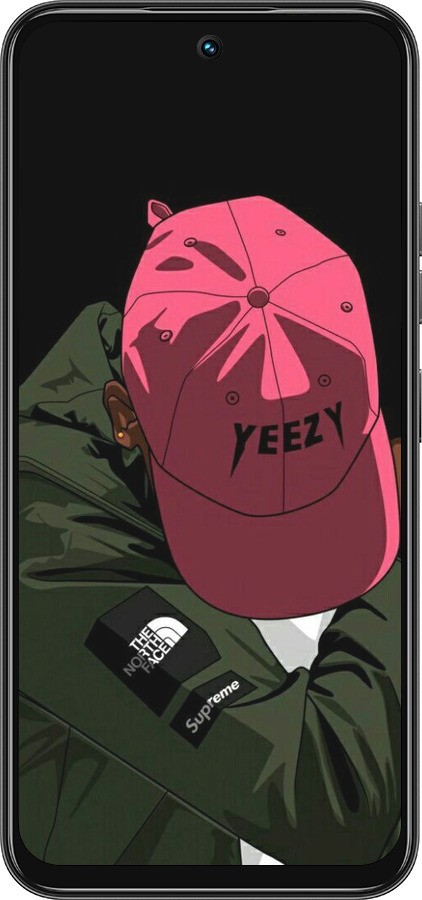 Силіконовий чехол logo de yeezy для Tecno Spark 30C - 3995u-3821 изображение 