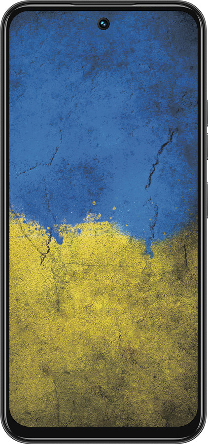 Силиконовый чехол Флаг Украины 2 для Tecno Spark 30C - 401u-3821 изображение 