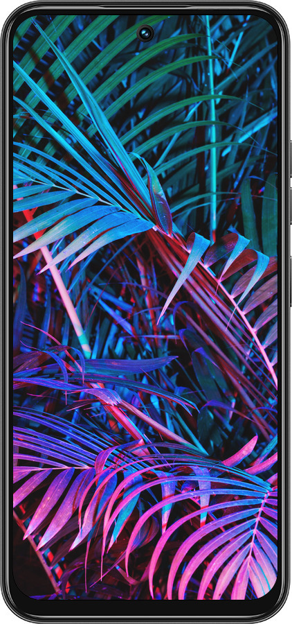 Силиконовый чехол Папоротник под ультрафиолетом для Tecno Spark 30C - 4069u-3821 изображение 