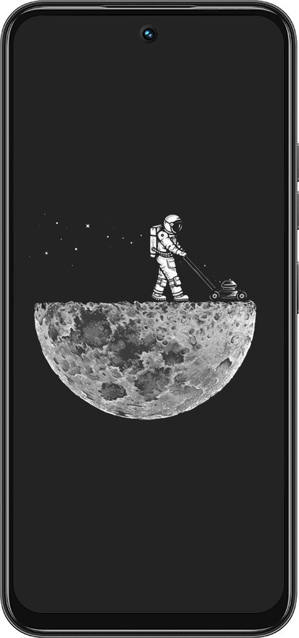 Силиконовый чехол Moon in dark для Tecno Spark 30C - 4176u-3821 изображение 