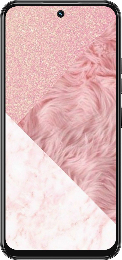 Силиконовый чехол Розовые текстуры для Tecno Spark 30C - 4343u-3821 изображение 