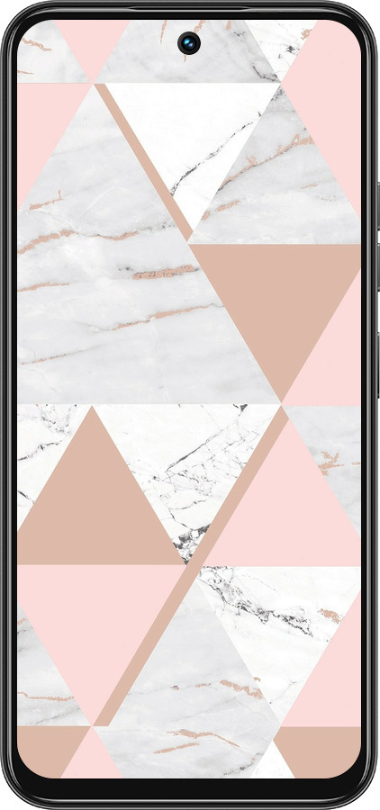 Силіконовий чехол Мармурова симетрія для Tecno Spark 30C - 4344u-3821 изображение 