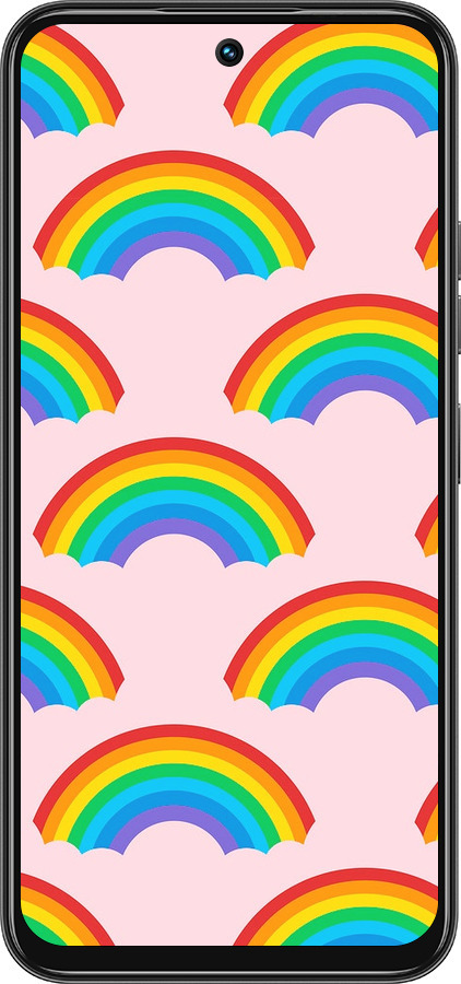 Силиконовый чехол Rainbows для Tecno Spark 30C - 4478u-3821 изображение 