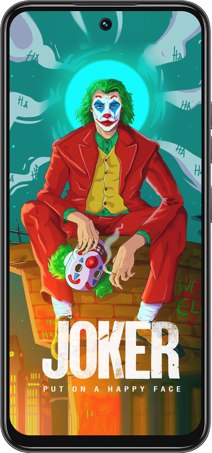 Силиконовый чехол Джокер1 для Tecno Spark 30C - 4675u-3821 изображение 