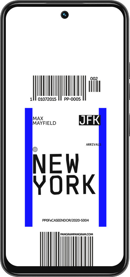 Силиконовый чехол New York для Tecno Spark 30C - 4861u-3821 изображение 