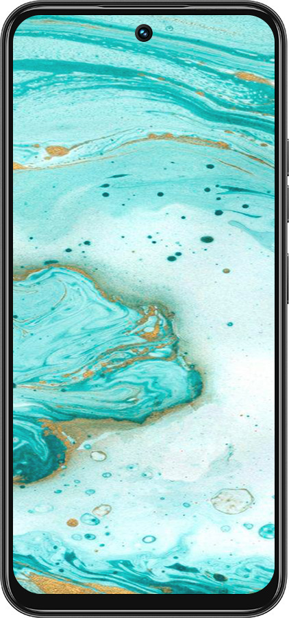Силиконовый чехол Мраморный для Tecno Spark 30C - 4895u-3821 изображение 