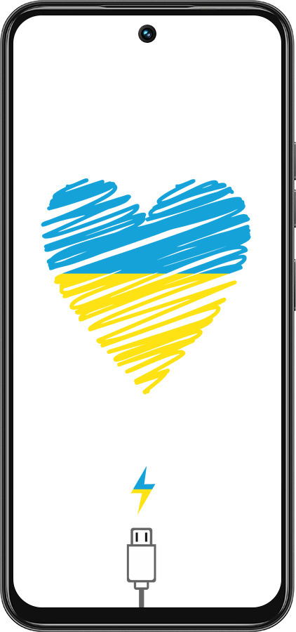Силиконовый чехол Подзарядка сердца v2 для Tecno Spark 30C - 5295u-3821 изображение 