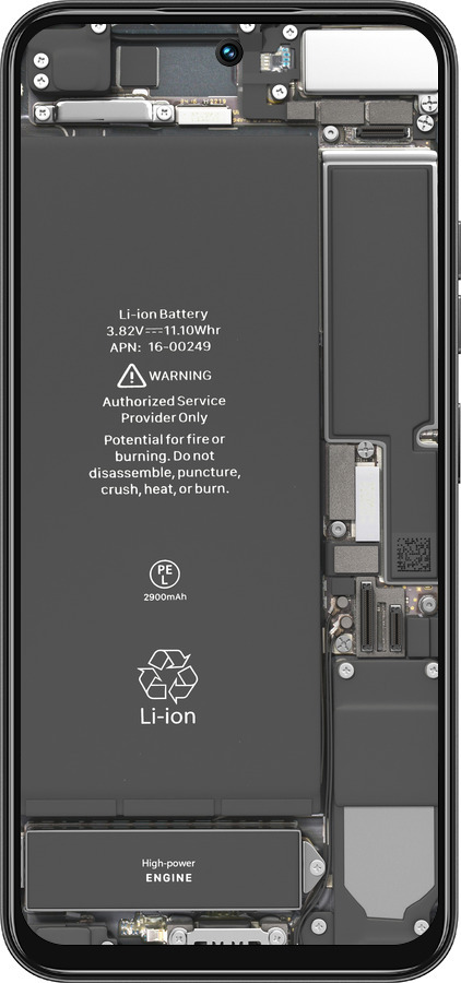Силиконовый чехол Детали смартфона для Tecno Spark 30C - 5487u-3821 изображение 