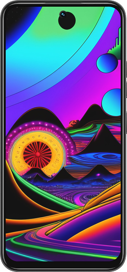 Силиконовый чехол Абстракция v3 для Tecno Spark 30C - 5620u-3821 изображение 