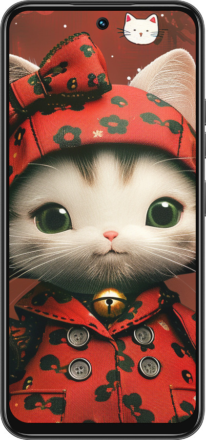 Силиконовый чехол Sweet Hello Kitty для Tecno Spark 30C - 6035u-3821 изображение 