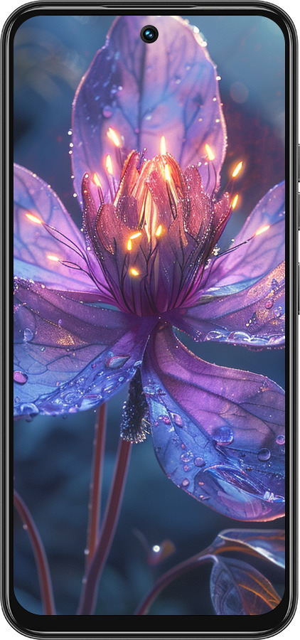 Силиконовый чехол Магический цветок для Tecno Spark 30C - 6038u-3821 изображение 