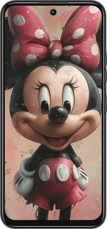 Силиконовый чехол Minnie Mouse для Tecno Spark 30C - 6054u-3821 изображение 