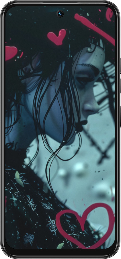 Силіконовий чехол XO Love v2 для Tecno Spark 30C - 6057u-3821 изображение 
