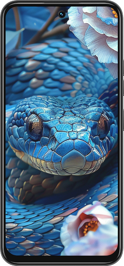 Силиконовый чехол Blue Snake для Tecno Spark 30C - 6079u-3821 изображение 