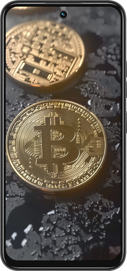Силиконовый чехол Вулканический Bitcoin для Tecno Spark 30C - 6092u-3821 изображение 