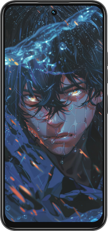 Силиконовый чехол Satoru Gojou для Tecno Spark 30C - 6128u-3821 изображение 