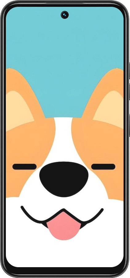 Силиконовый чехол Корги для Tecno Spark 30C - 6280u-3821 изображение 