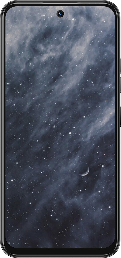 Силиконовый чехол Голубые облака, Голубая луна для Tecno Spark 30C - 6398u-3821 изображение 
