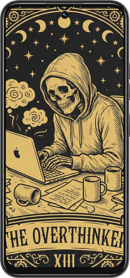 Силиконовый чехол The Overthinker для Tecno Spark 30C - 6774u-3821 изображение 