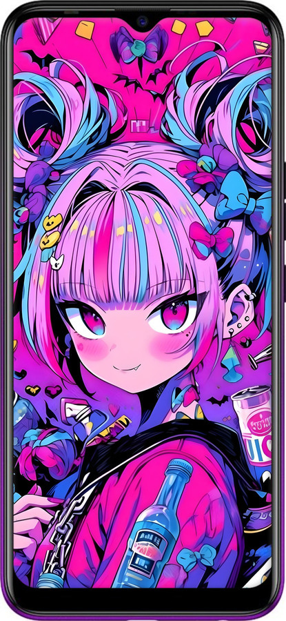 TPU чехол Аніме мілаха для Tecno Spark 4 KC2 - 6314b-2406 изображение 