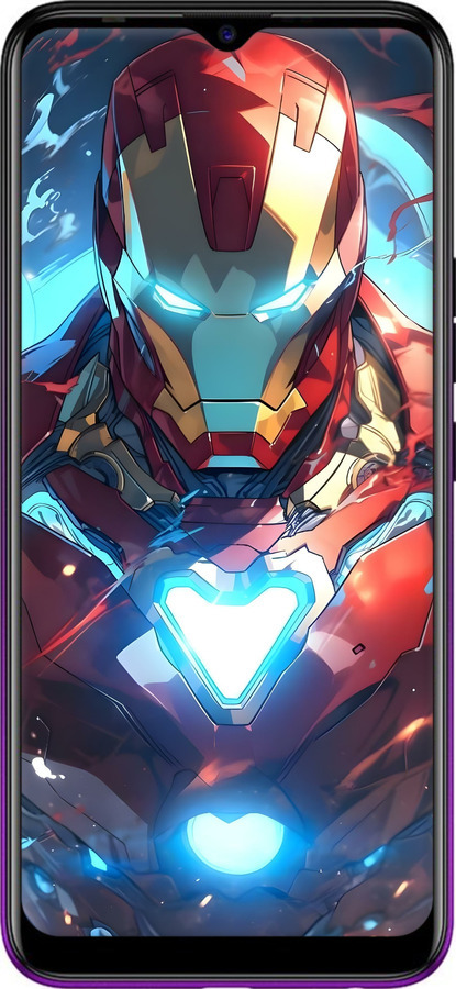 TPU чехол Железный человек для Tecno Spark 4 KC2 - 6372b-2406 изображение 