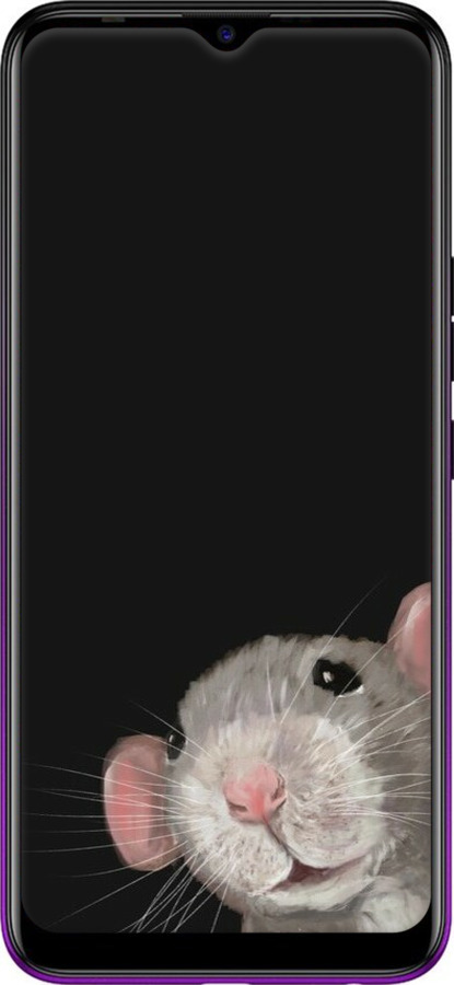 TPU чехол The Peeking Rat для Tecno Spark 4 KC2 - 6442b-2406 изображение 