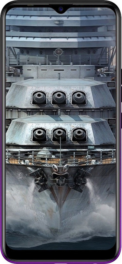 TPU чехол Лінкор, world of tanks, wargaming, військовий корабель для Tecno Spark 4 KC2 - 6453b-2406 изображение 
