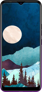 Силиконовый чехол Горная идиллия ночной пейзаж для Tecno Spark 4 KC2 - 6488u-2406 изображение 