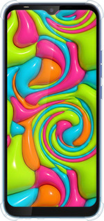 Силикон с усиленными углами чехол Y2K Jelly Dream для Tecno Spark 4 Lite - 6780sp-2425 изображение 