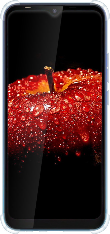 Силикон с усиленными углами чехол Яблоко для Tecno Spark 4 Lite - 6022sp-2425 изображение 