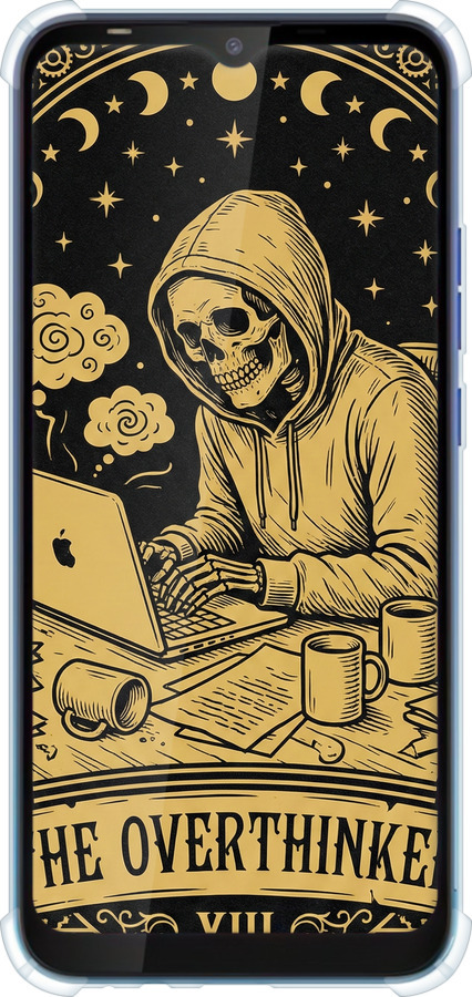 Силикон с усиленными углами чехол The Overthinker для Tecno Spark 4 Lite - 6774sp-2425 изображение 