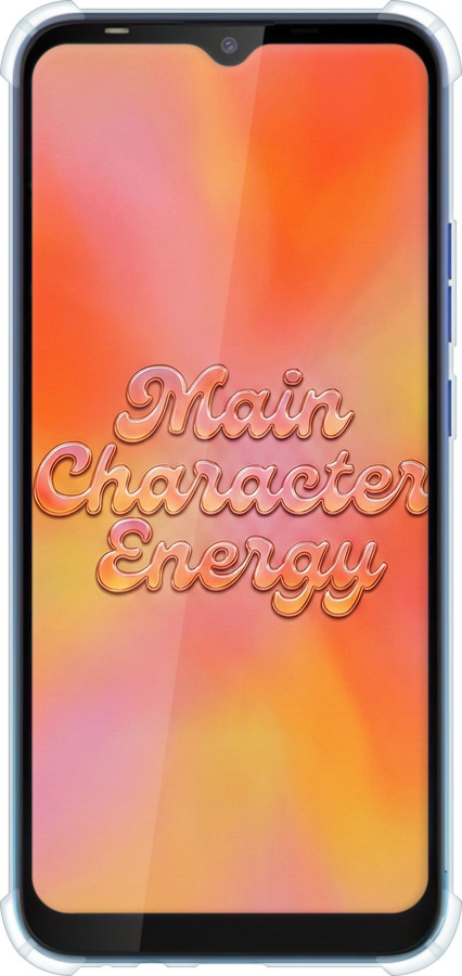 Силіконовий протиударний с посиленими кутами чехол Aura Gradient Main Character Energy Aesthetic Y2K для Tecno Spark 4 Lite - 6783sp-2425 изображение 
