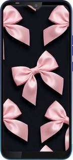 Силиконовый чехол Coquette Ribbons Dark Coquette для Tecno Spark 4 Lite - 6767u-2425 изображение 