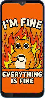 Силиконовый чехол Funny Cat для Tecno Spark 4 Lite - 6786u-2425 изображение 