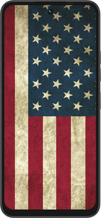Силиконовый чехол Флаг США для Tecno Spark 40 4G - 395u-4116 изображение 