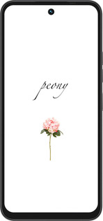 Силиконовый чехол Пион для Tecno Spark 40 4G - 4366u-4116 изображение 