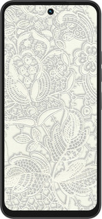 Силиконовый чехол Белое кружево для Tecno Spark 40 4G - 4383u-4116 изображение 