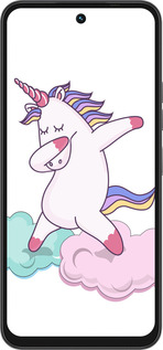 Силиконовый чехол Единорог для Tecno Spark 40 4G - 4702u-4116 изображение 