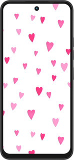 Силиконовый чехол Сердечки 2 для Tecno Spark 40 4G - 4763u-4116 изображение 