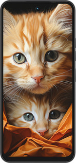 Силиконовый чехол Котики 2 для Tecno Spark 40 4G - 5664u-4116 изображение 